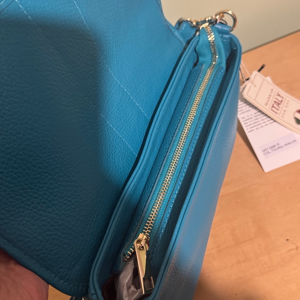 DIVINA FIRENZE LEATHER HANDBAG NWT - Picture 5 of 16